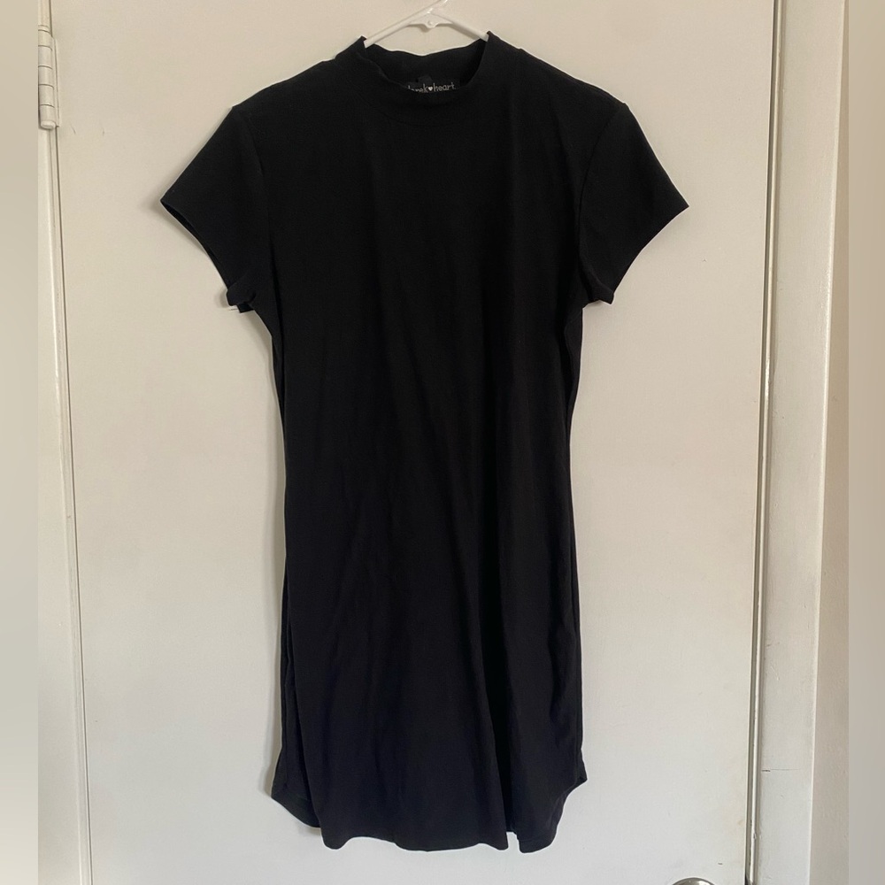 Black Dress with Mockneck